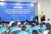 Công đoàn EVNNPC tập huấn nghiệp vụ cho gần 400 cán bộ cơ sở