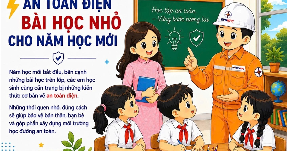 An toàn điện – Bài học nhỏ cho năm học mới