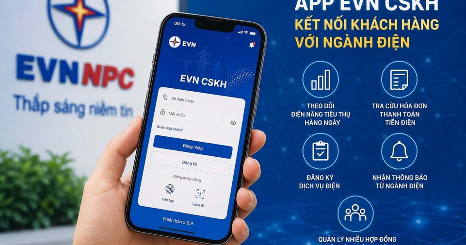“Một ý kiến – Một kết nối”: Góp ý với ngành Điện ngay trên App EVN CSKH