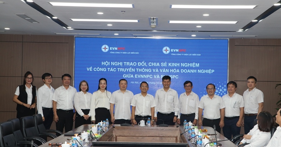 EVNNPC và EVNSPC trao đổi kinh nghiệm công tác Truyền thông và Văn hóa doanh nghiệp