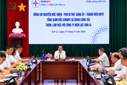 Tổng Giám đốc EVNNPC Nguyễn Đức Thiện làm việc với Công ty Điện lực Sơn La: Tập trung nguồn lực, nâng cao hiệu quả sản xuất kinh doanh trong những tháng cuối năm 2026